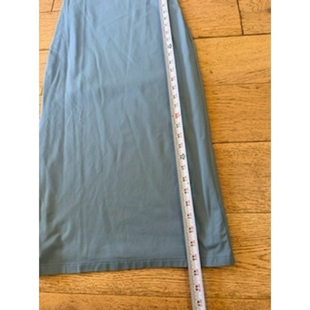 Babaton Bodycon Midi Dress Medium Blue Square Neck Tank 83054 (1760) - Picture 6 of 9